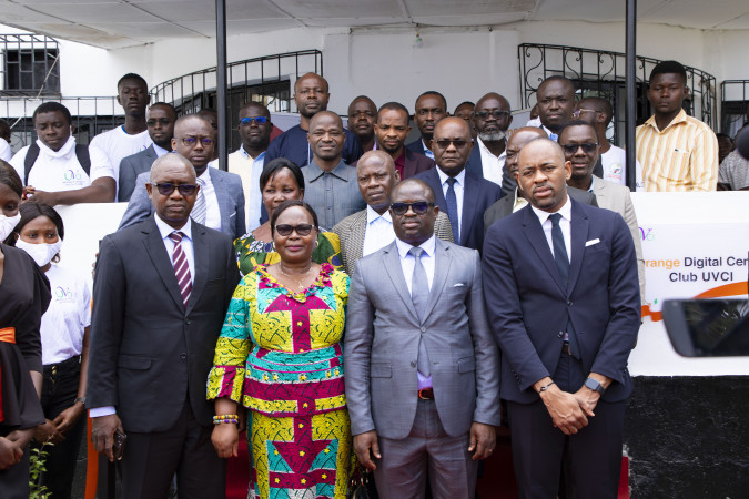 L’Université Virtuelle de Côte d’Ivoire inaugure l’Orange Digital Center club UVCI de Bouaké