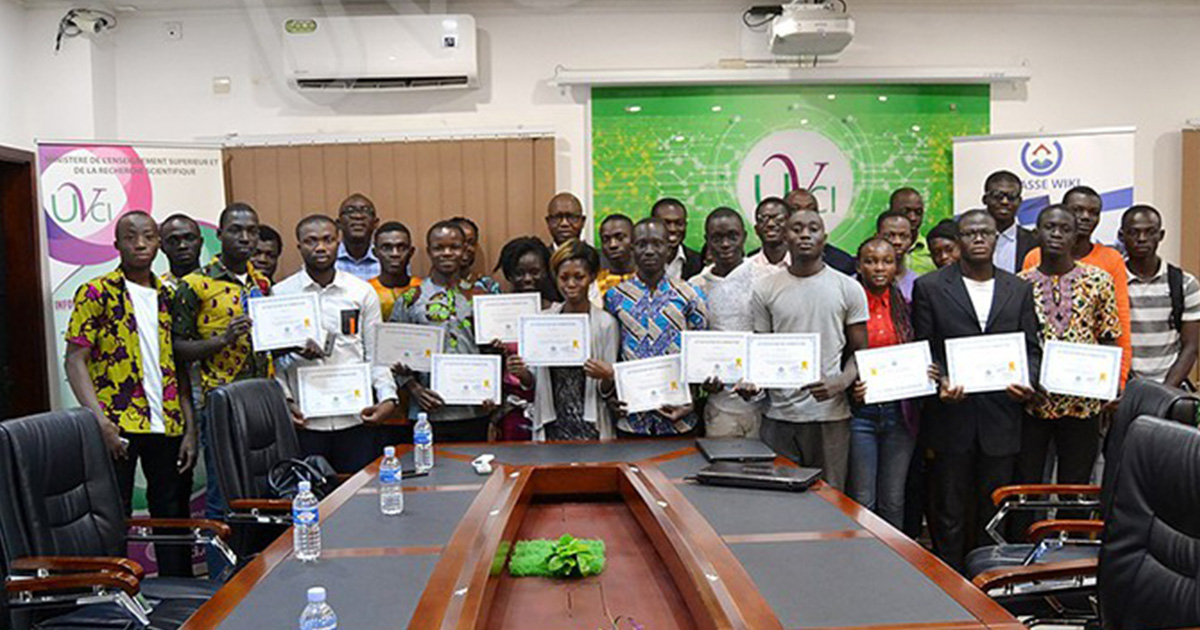 Des étudiants de l’UVCI désormais contributeurs Wikipédia