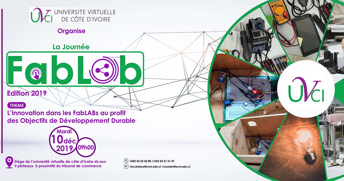 Journée FABLAB à l'Université Virtuelle de Côte d'Ivoire