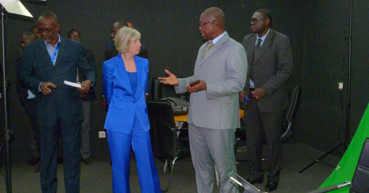 Stefania Giannini, DGA de l’UNESCO visite l’Université Virtuelle de Côte d’Ivoire