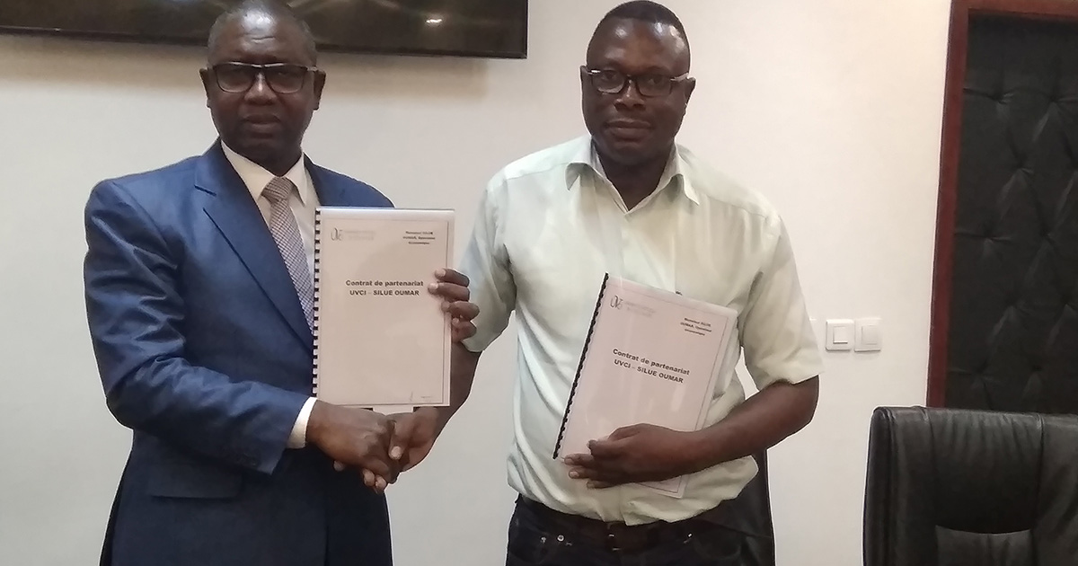 Signature de partenariat entre l'UVCI et un opérateur économique